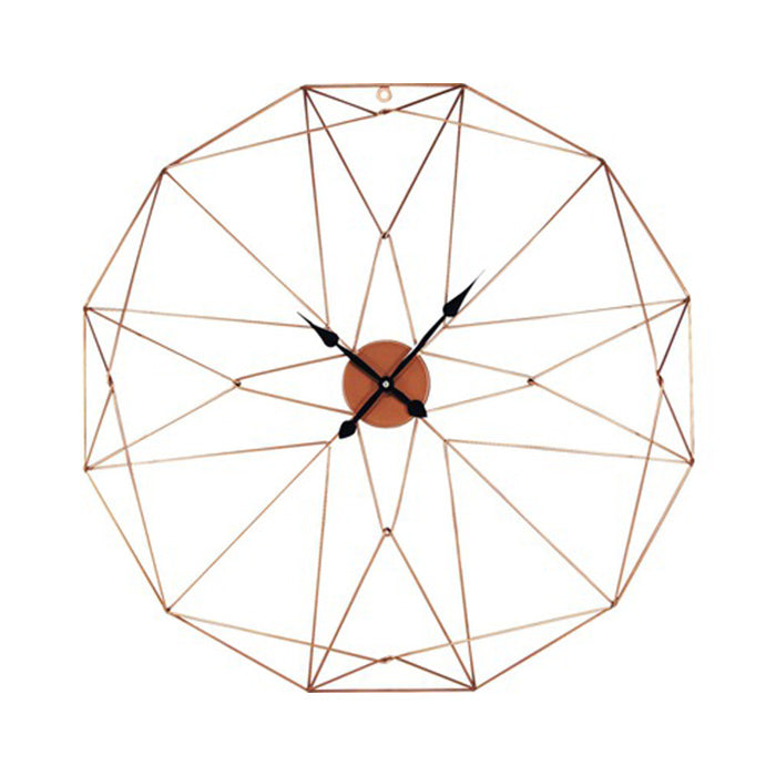 Stylish 'Jesse' Wall Clock in Copper